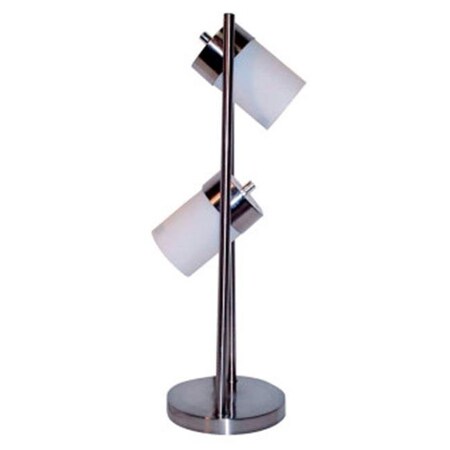 Ore Furniture Ore Furniture 3031TW 2-Light Adjustable Table Lamp - White 3031TW